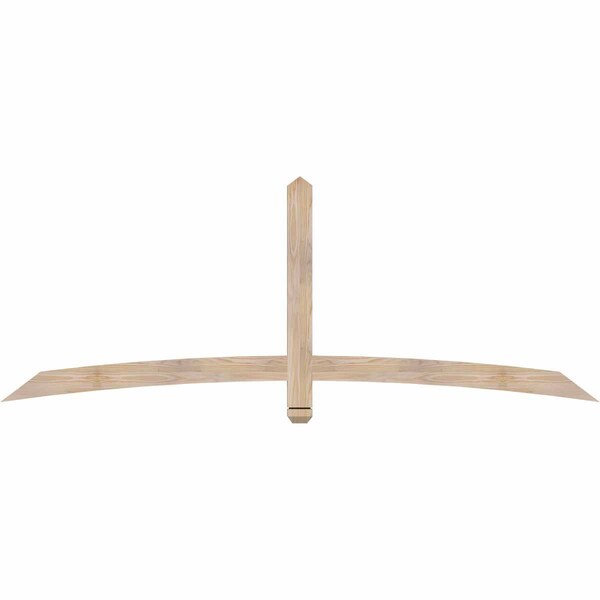 Ekena Millwork Bellingham Smooth Timber Gable Bracket, Douglas Fir, 84"W x 31"H x 1 1/2"D x 3 1/2"F, 9/12 Pitch GBW084X31X0204BEL00SDF - main